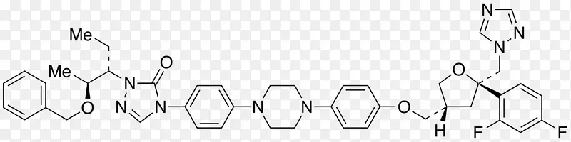 泊沙康唑化合物1，2，4-三唑锥虫麦角甾醇