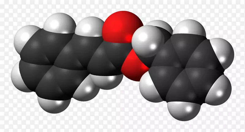 肉桂酸甲酯空间填充模型苄基化学