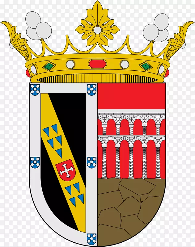 西班牙维纳·卢塞纳·米兰达·德埃布罗军徽-塞戈维亚省