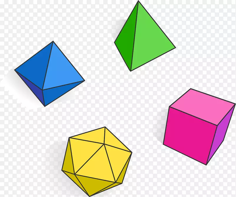 正多面体四面体网几何角