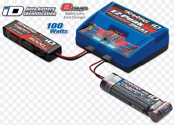 蓄电池充电器Traxxas无线电控制汽车锂聚合物电池镍金属氢化物电池充电器