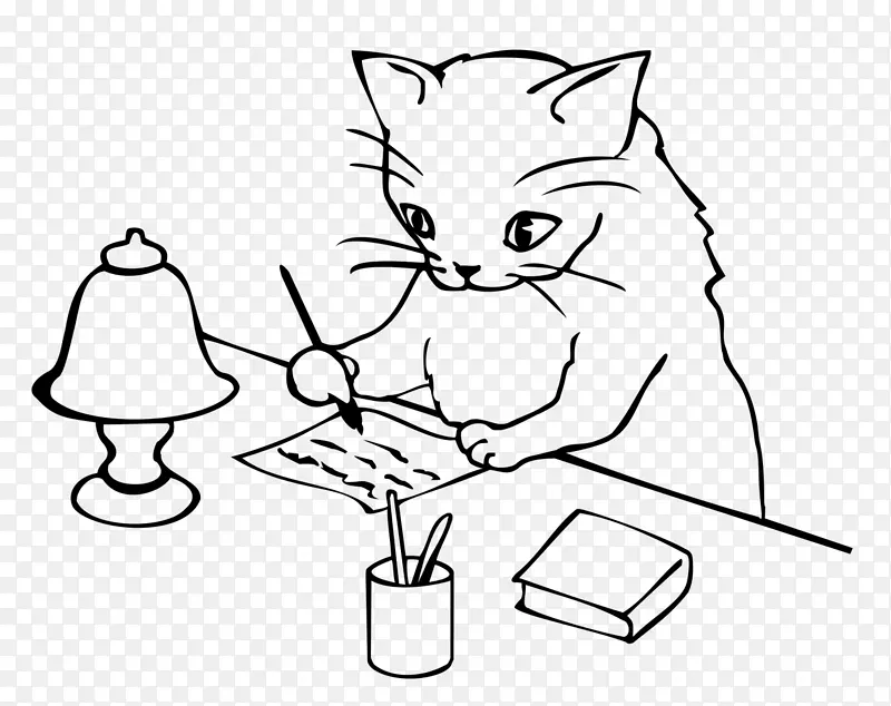 猫写作家书信-猫