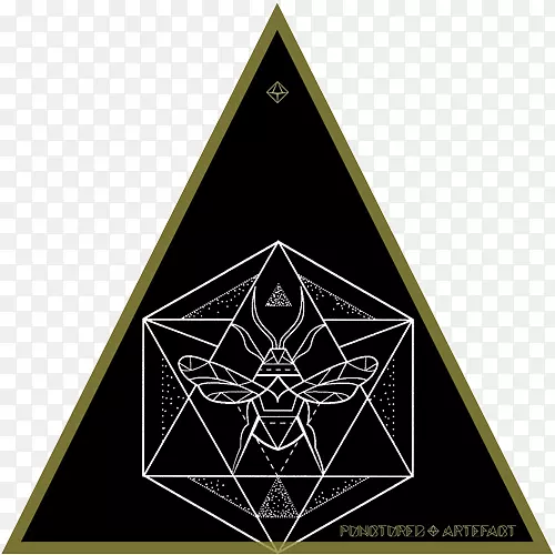 三角形神圣几何二十面体符号三角形
