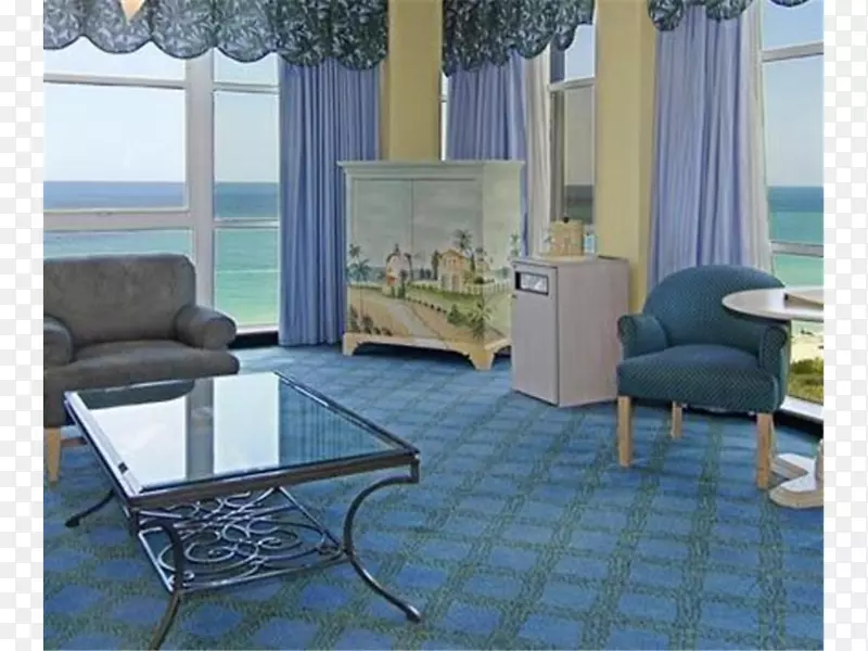 窗户处理客厅地板物业-温德姆酒店度假村