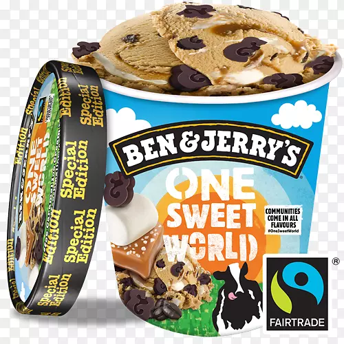 冰淇淋巧克力布朗尼本和杰瑞的冰淇淋樱桃加西亚冰淇淋