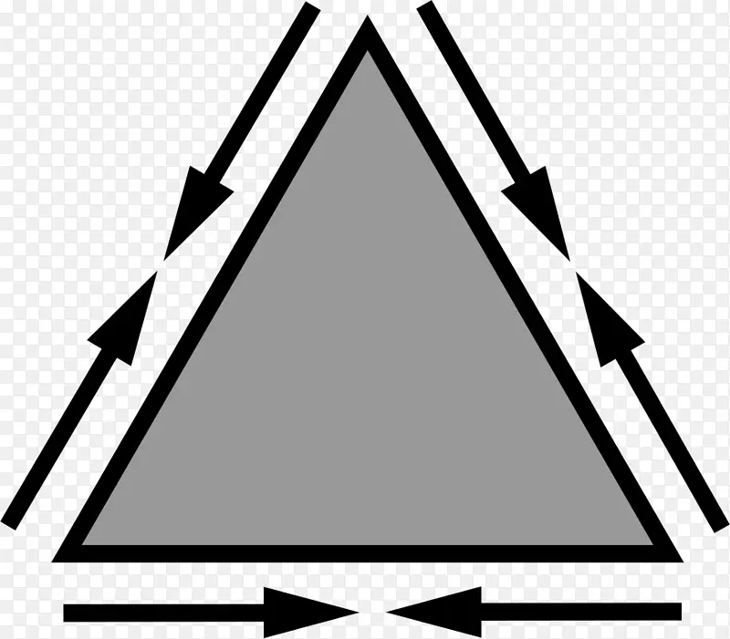 三角形区域白色字体-三角形