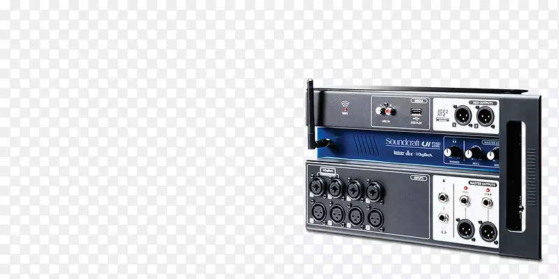 音响技术ui 16音频混频器数字混合控制台声音工艺ui 12.混合控制台