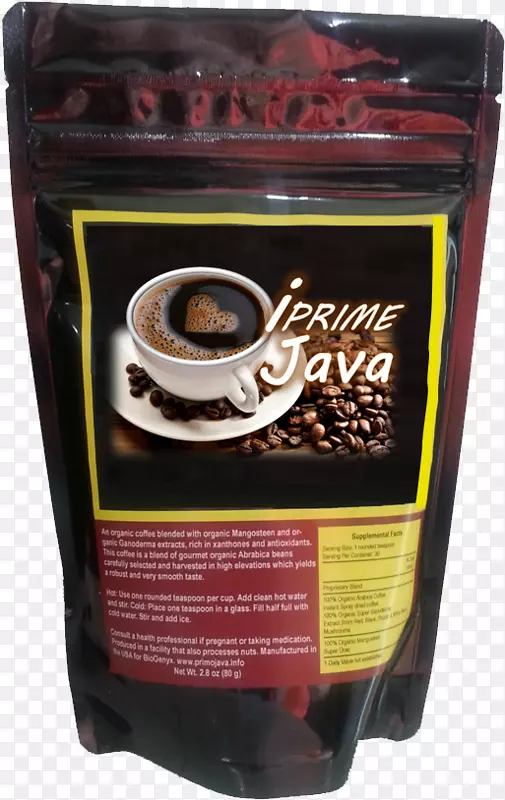 速溶咖啡有机咖啡健康爪哇咖啡