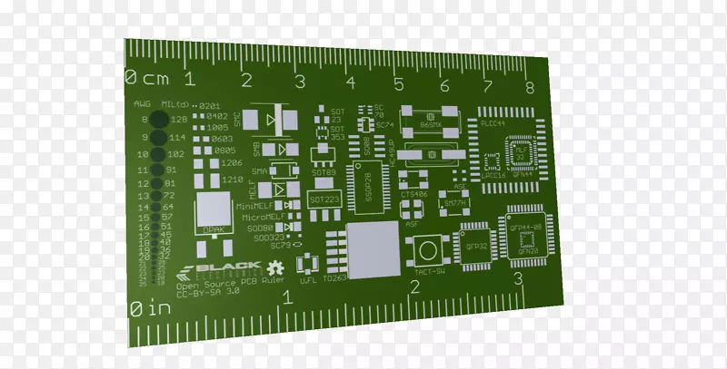 微控制器电子足迹接线图计算机硬件电子原型