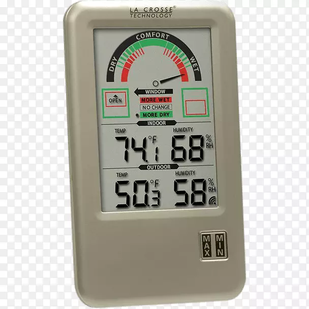 拉克罗斯气象站室内外温度计气象站