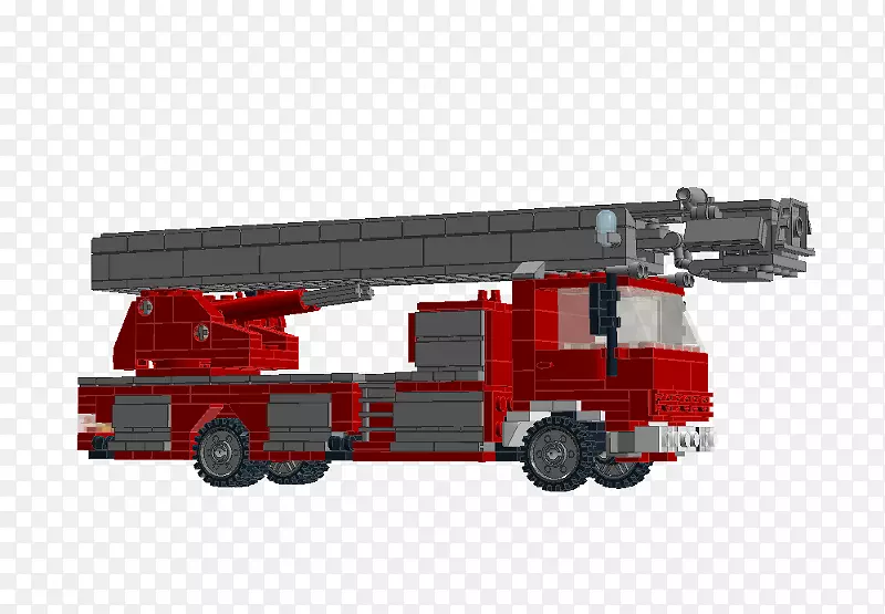 机器消防处玩具起重机机动车辆-玩具