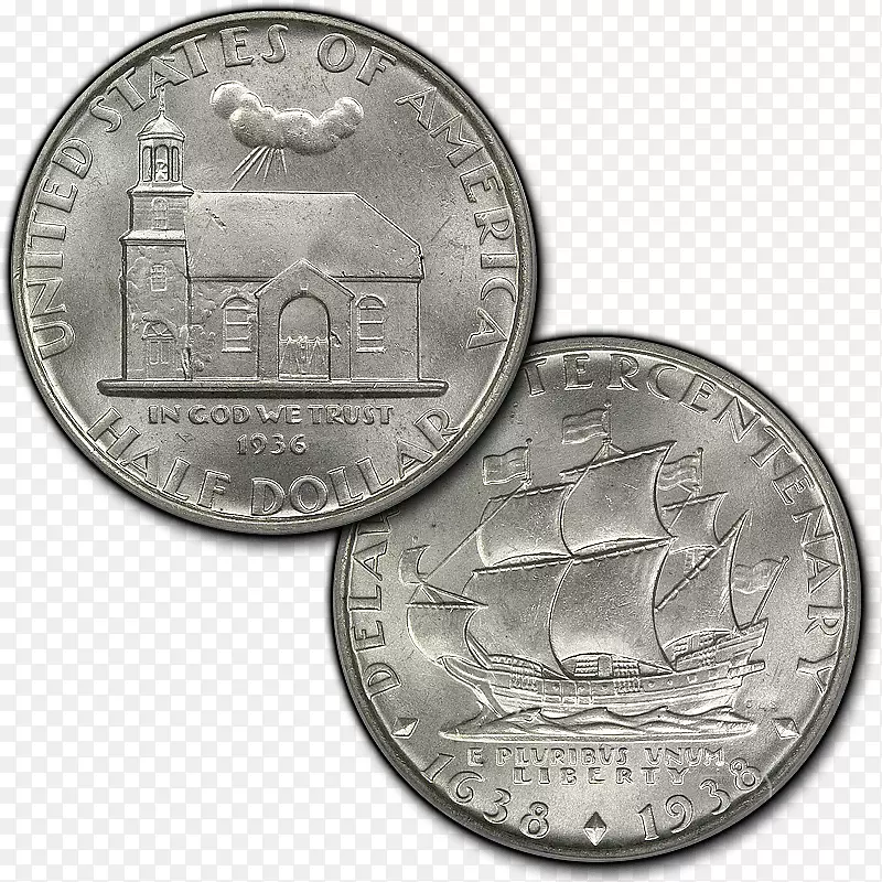 硬币镍银现金-半美元