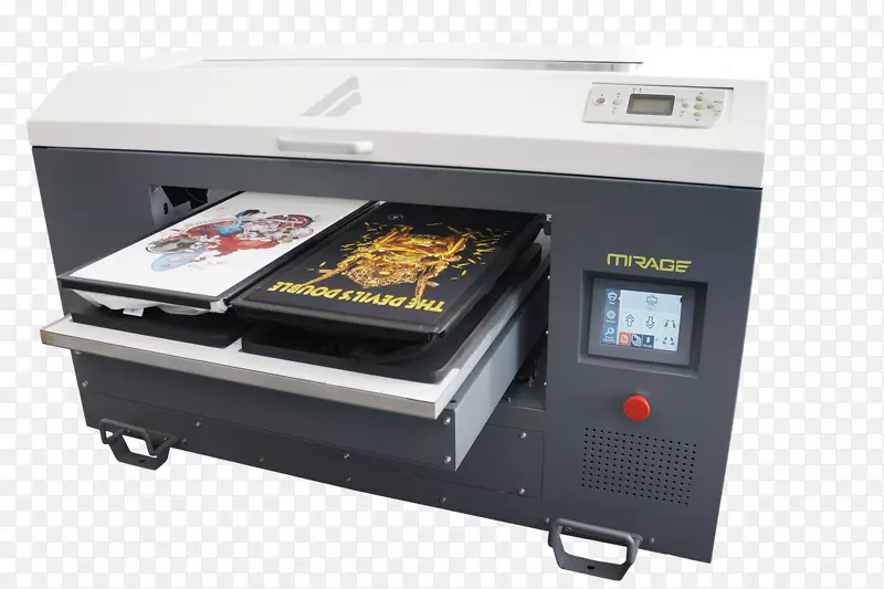 纺织品喷墨打印机直接用于服装印刷.打印机