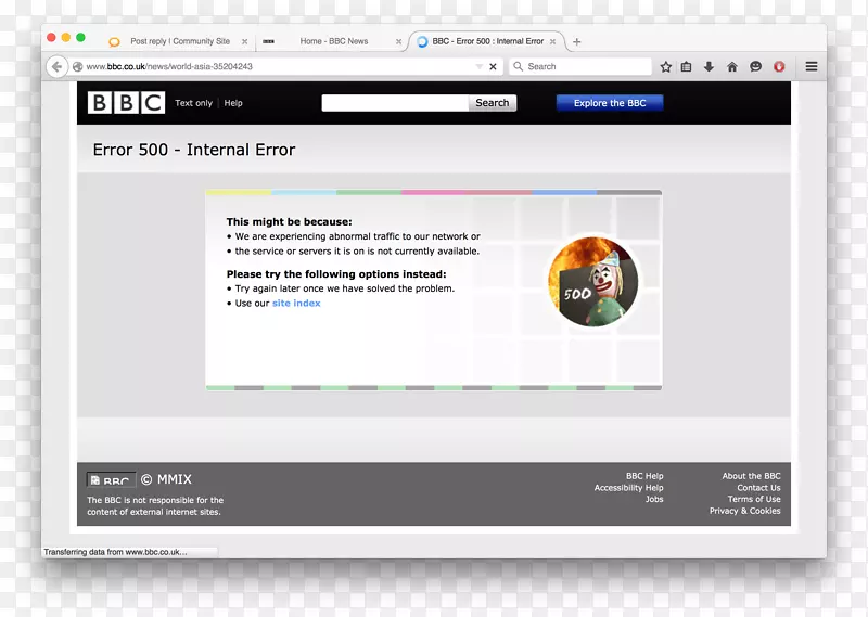 英国广播公司计算机程序网页拒绝服务攻击-万维网