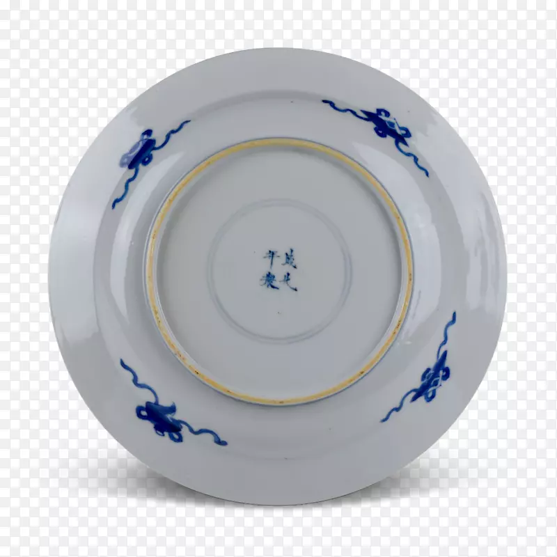 陶瓷蓝白色陶碟板