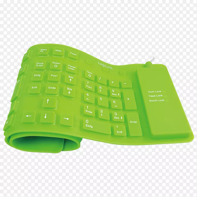 电脑键盘，逻辑墨水，柔性防水键盘，数字键盘，PS/2端口空格键