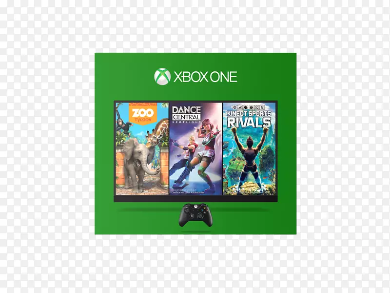 Kinect体育竞争对手黑色Xbox One-Xbox