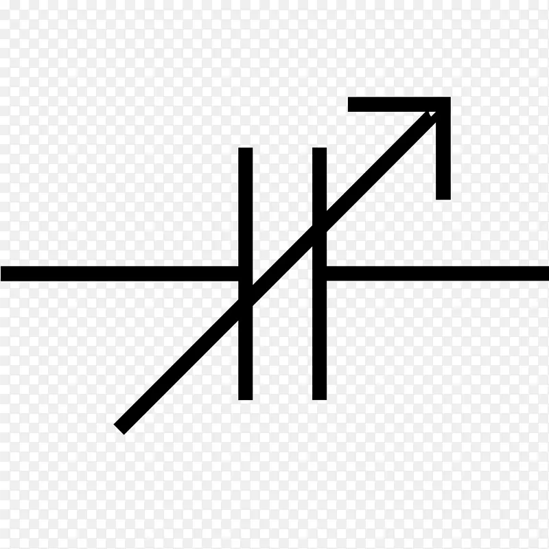 电子符号可变电容器接线图示意图符号