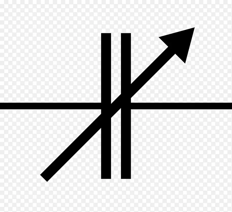 电子符号可变电容电阻电路图.符号