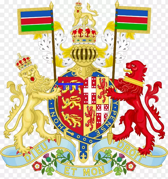 英国王室皇家纹章-阿斯特里克斯和奥贝利克斯神拯救不列颠人