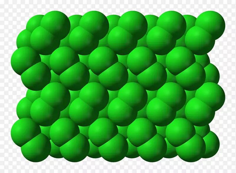 晶体结构氯原子分子