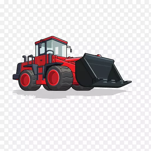 拖拉机推土机建筑工程挖掘机-拖拉机