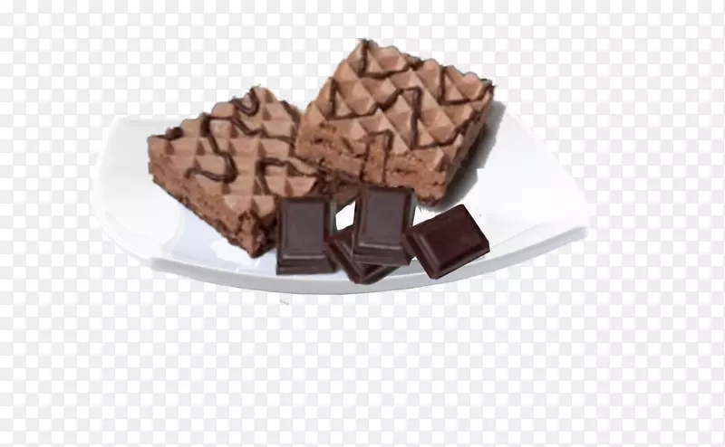 软糖巧克力，布朗尼巧克力，那不勒斯薄饼-巧克力