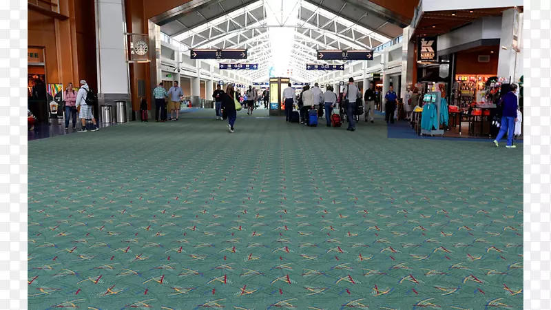 公共空间体育场地地板康乐-波特兰国际机场地毯