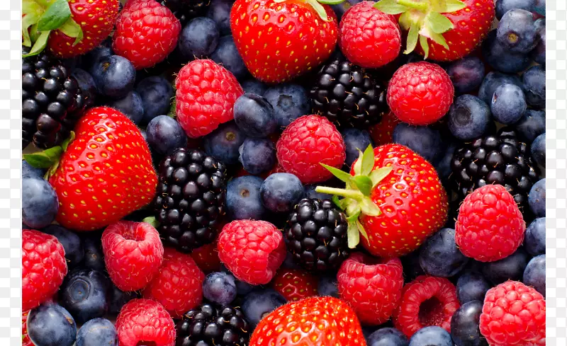 水果色拉黑莓-黑莓