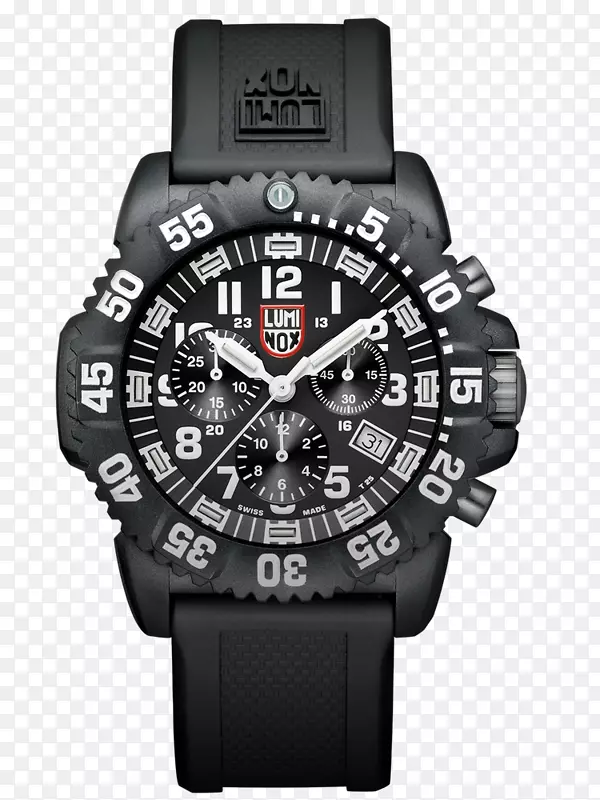 鲁米诺克斯海军印有色标时间3080系列手表卢米诺海军印章色标3050系列珠宝手表