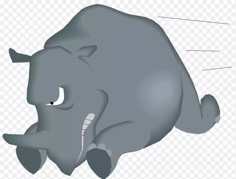 犀牛动画剪辑艺术-犀牛图片