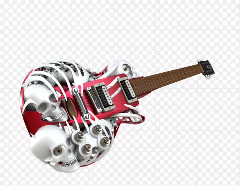 电吉他3D打印声吉他电吉他