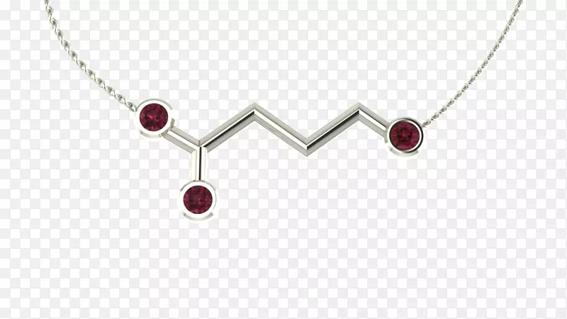 项链分子γ-氨基丁酸金耳环项链