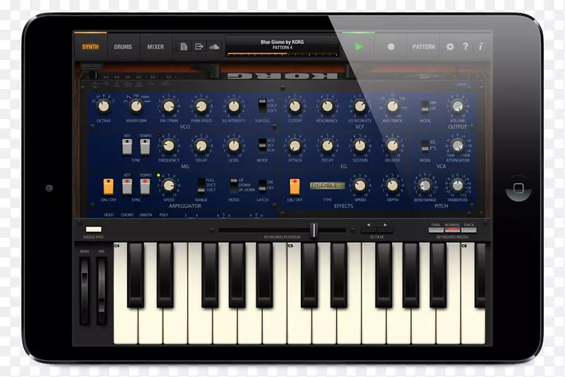 Korg Poly6 korg ms-20 microkorg声音合成器PNG图片素材下载_图片编号2984612-PNG素材网