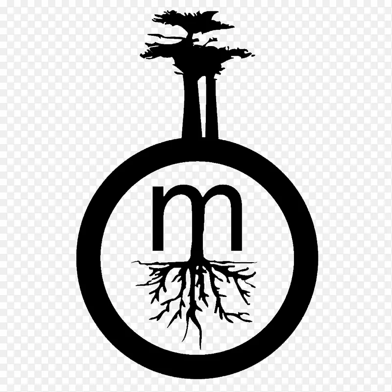 树徽标绘制品牌字体