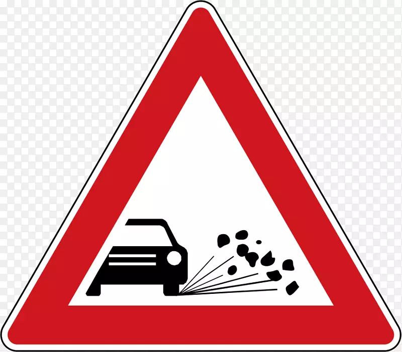 汽车交通标志道路警告标志-汽车