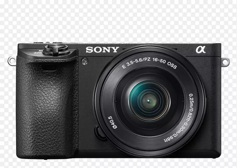 索尼α6000索尼电子挂载索尼e pz 16-50 mm f/3.5-5.6 opss无镜可换镜头相机索尼e 55-210 mm f/4.5-6.3
