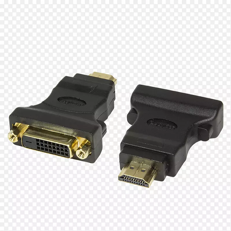 数字视觉接口hdmi适配器电缆电连接器电视接口适配器