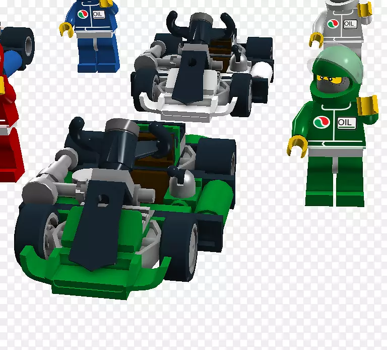 乐高创意玩具块塑胶卡丁车赛车-围棋赛车游戏