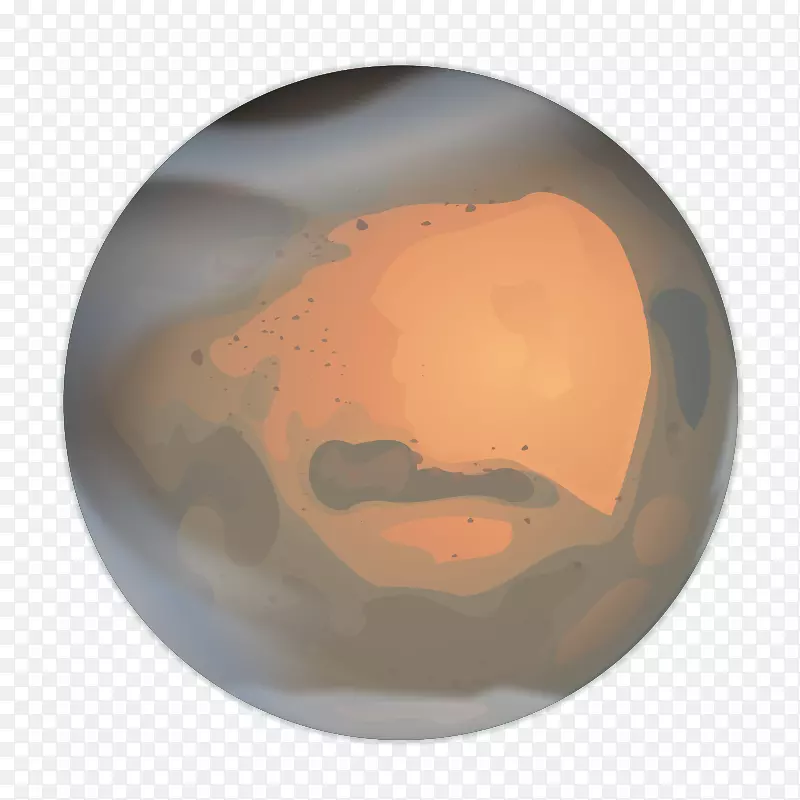 火星电脑图标剪辑艺术幸存火星