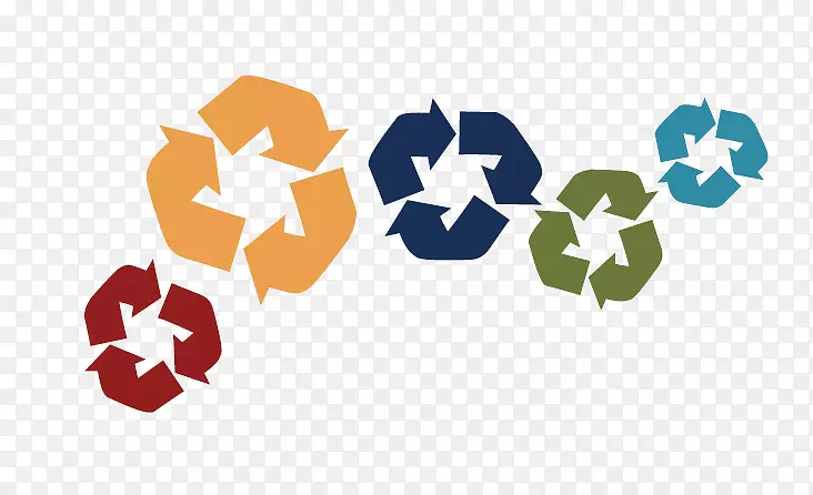 零废物回收废物管理标志-零废物