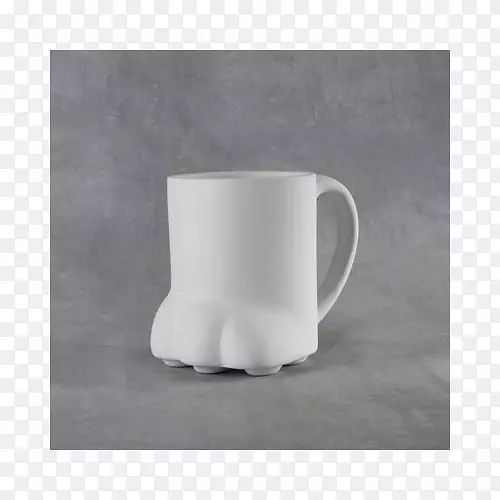 咖啡杯陶瓷杯爪碟杯