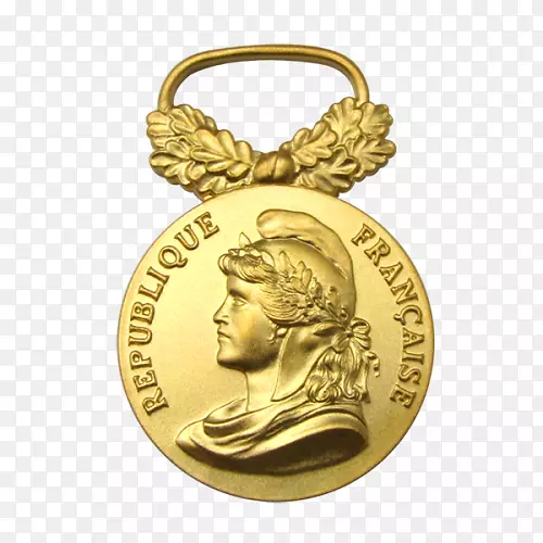 金牌médaille d‘honneur du travail奖-奖章