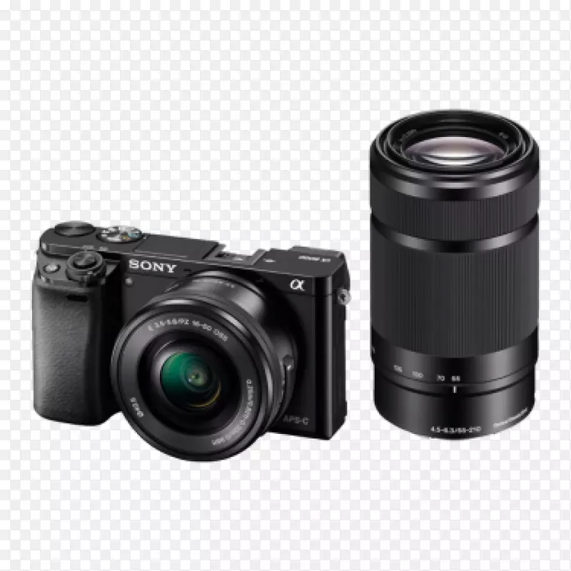 索尼α6000无镜可换镜头相机索尼e pz 16-50 mm f/3.5-5.6索尼相机