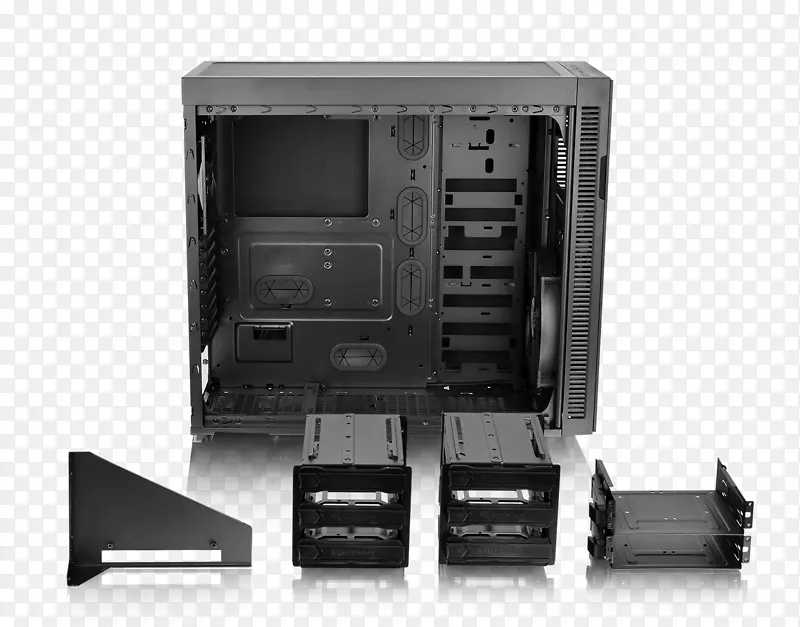 电脑机箱和机壳热芯V51抑制器F51窗口E-ATX中塔底盘ca-1E1-00m1w-00-ThermalTakeCore v51