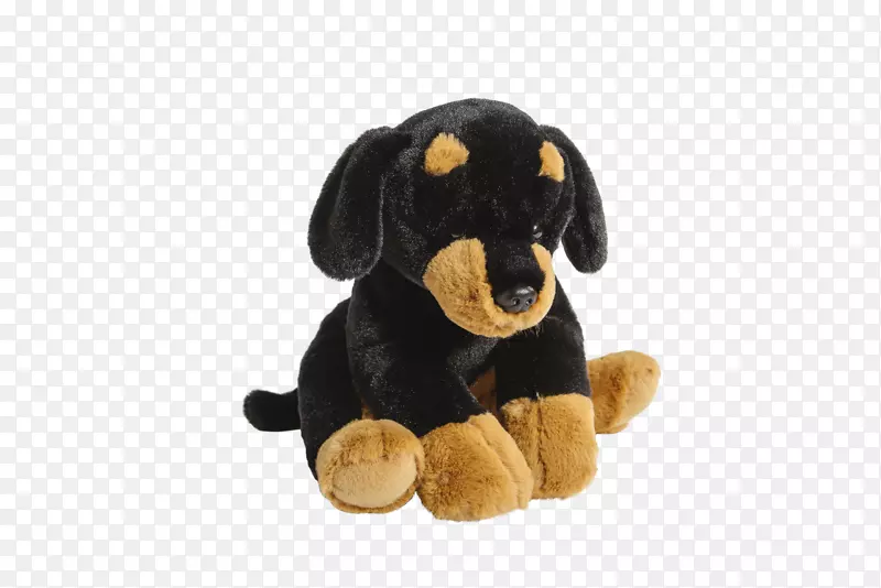 小狗饲养毛绒动物&可爱的玩具罗威纳拉布拉多猎犬-小狗
