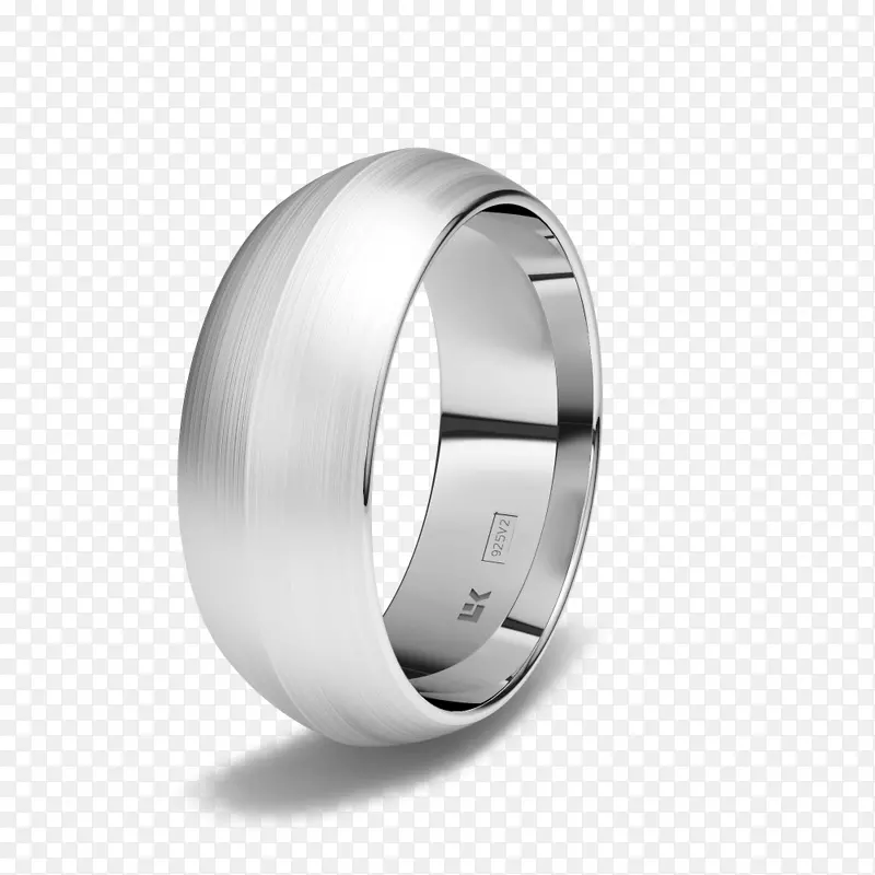 银结婚戒指金贵金属银