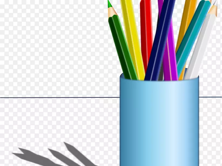 铅笔画着色书学校-铅笔