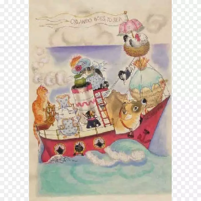 奥兰多(果酱猫)：奥兰多的海滨假日，奥兰多的家庭生活，Oronsay东方蒸汽航行公司-托马斯·兰德尔