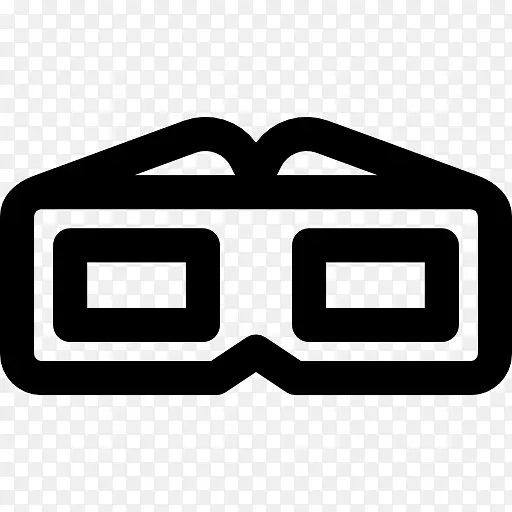 玻璃胶片电影3D-布莱叶眼镜